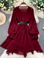 Megan Party Ruffle Dress