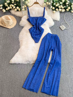 Jessica Summer Two Piece Denim Set