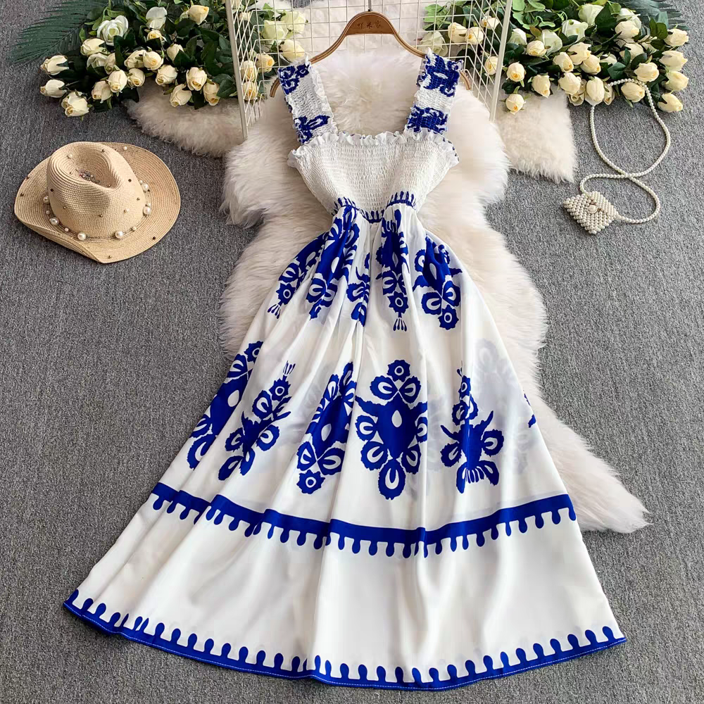 Sandra Women Summer Printed Dress - 24th Spoke