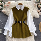 Michelle Winter Top With Belt