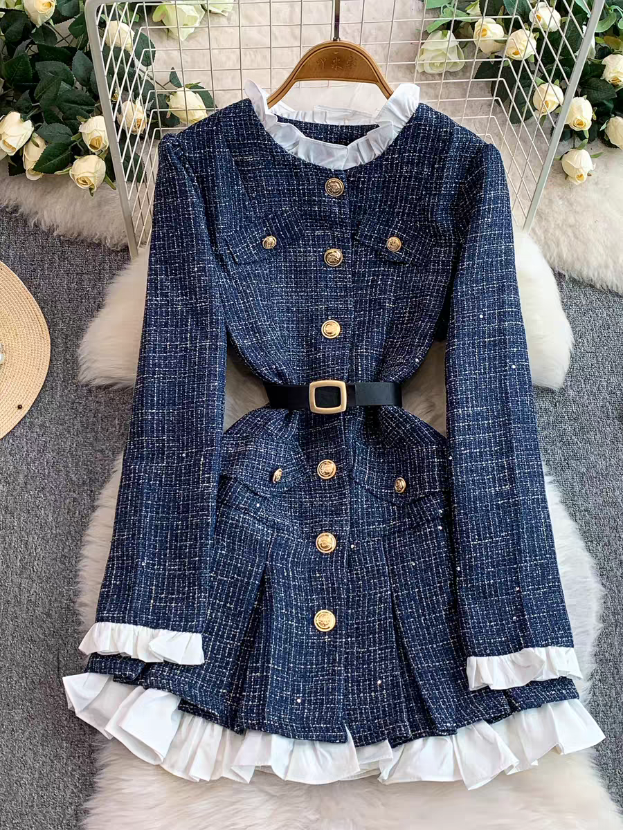 Milena Winter Tweed Dress