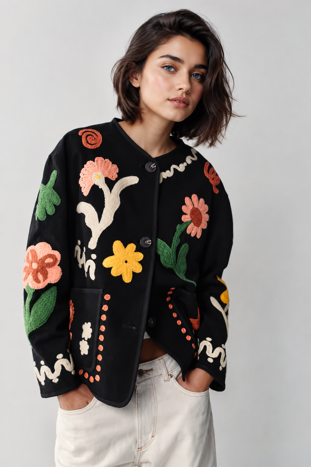 Scarlett Zara Embroidery Jacket