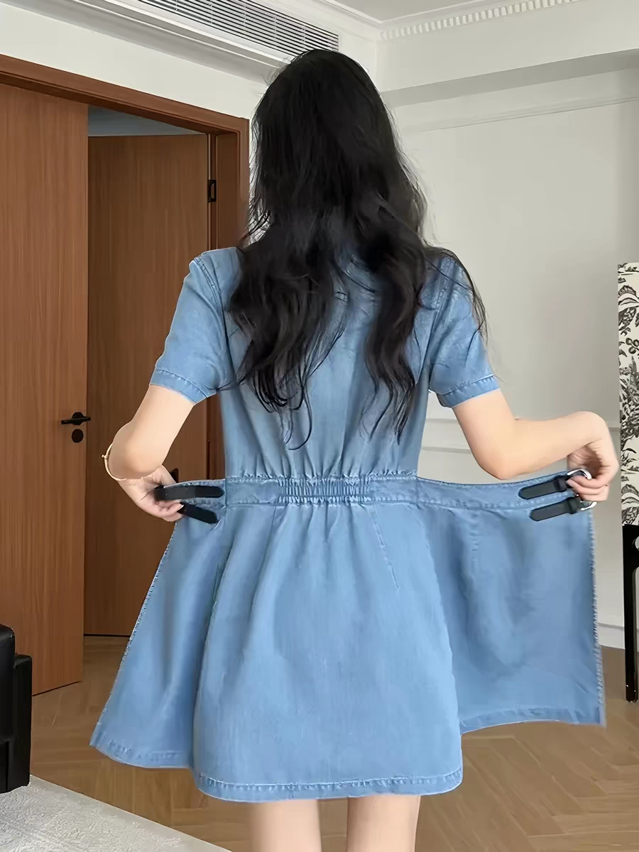 Diane Summer Denim Dress - 24th Spoke