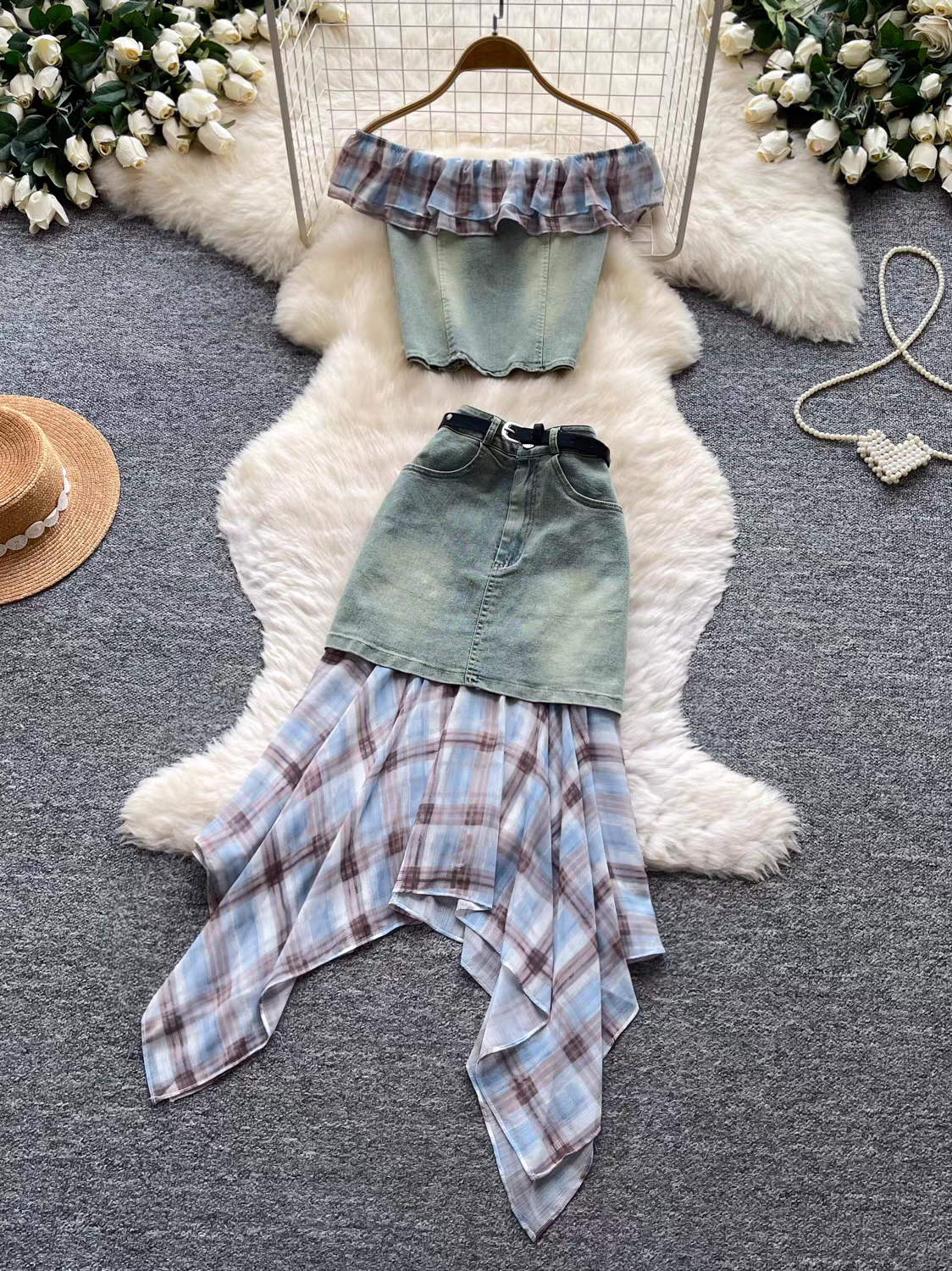 Alison Summer Denim Set