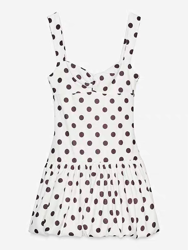Rachel Summer Polka Dot Dress - 24th Spoke