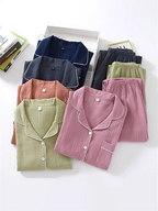 Michelle Summer Cotton Pajamas Set