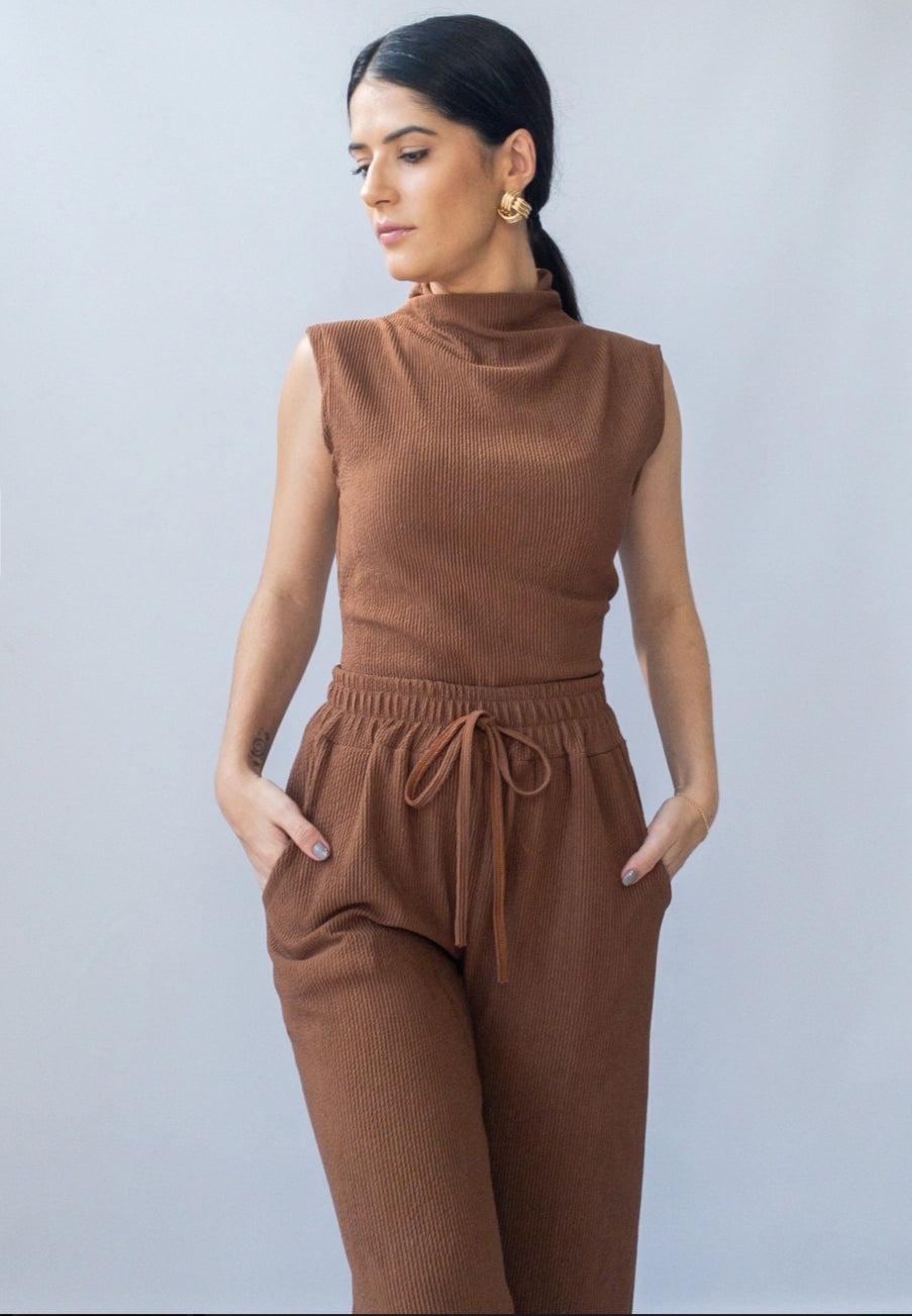 Alison Summer Two Piece Airport Look Coord Set