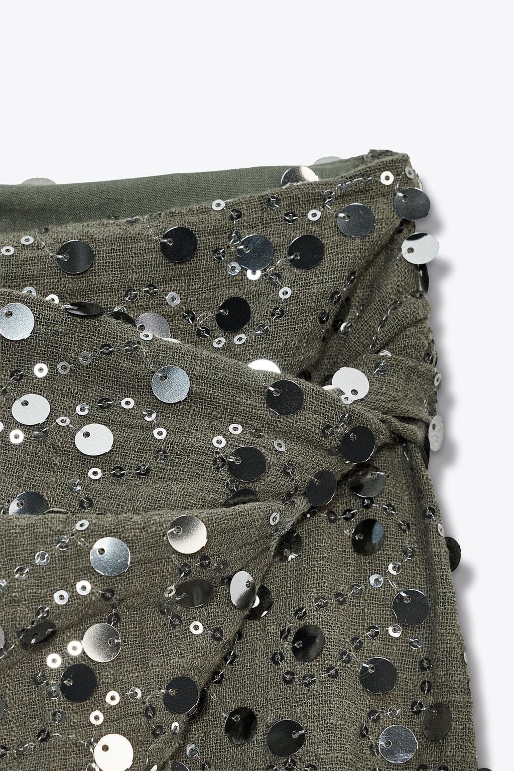 Jessica Zara Party Sequins Skirt