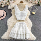 Alison Summer Two Piece Holiday Dress Set - 24th Spoke