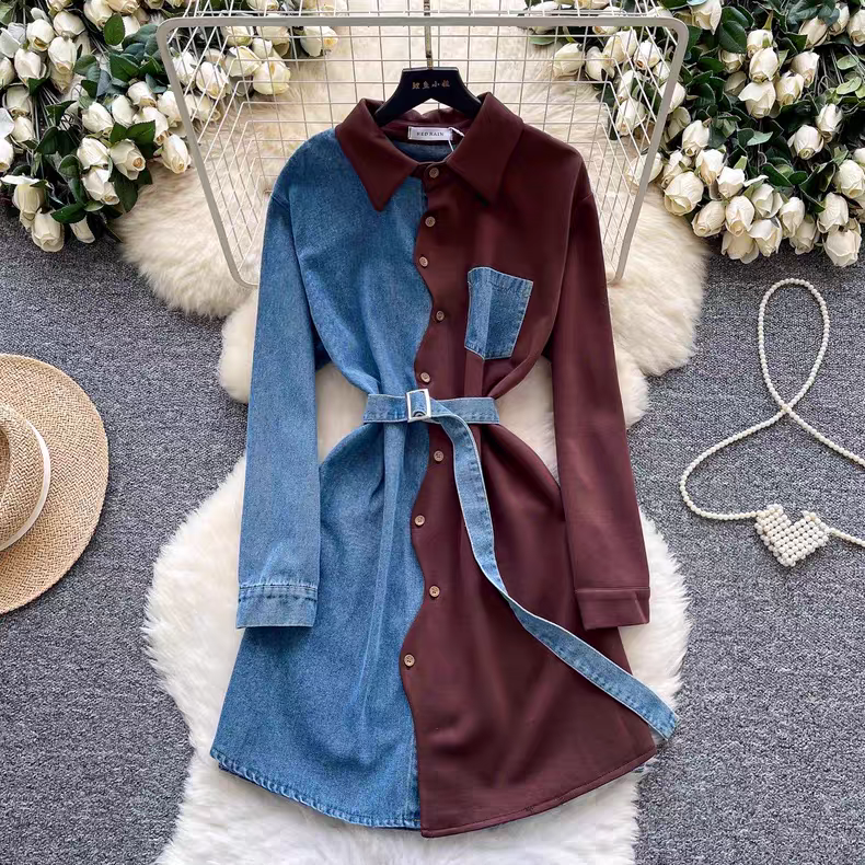 Marie Summer Denim Dress