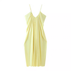 Emma Summer Vacation Pleated Dress