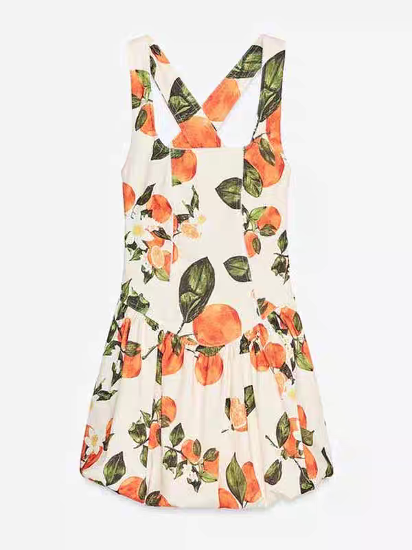 Emma Summer Printed Vacation Dress