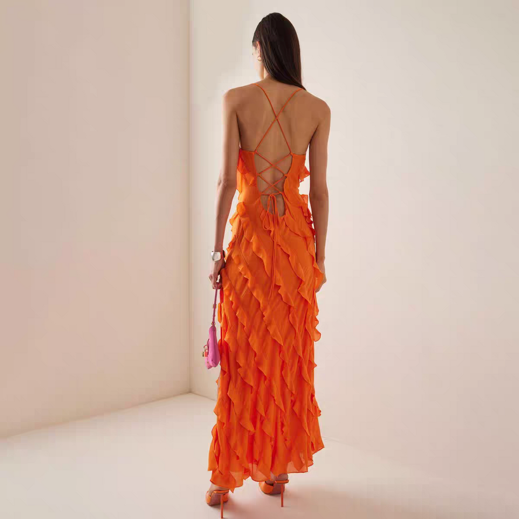Alicia Summer Party Ruffle Dress - 24th Spoke