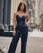 Eva Summer Denim Jumpsuit