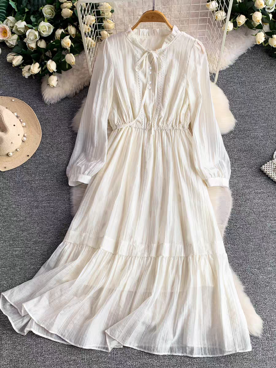 Nicole Retro Long Dress