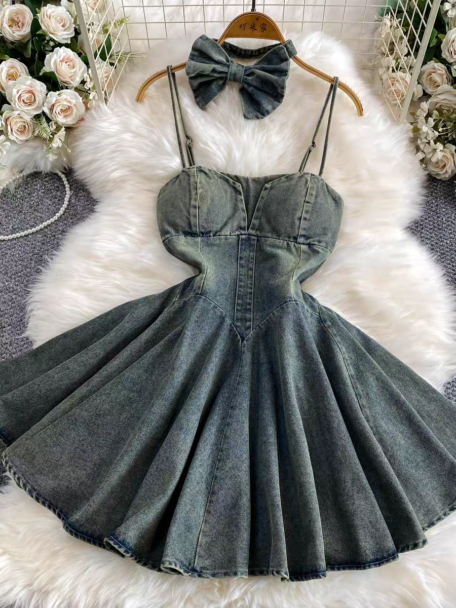 Naomi Summer Denim Dress