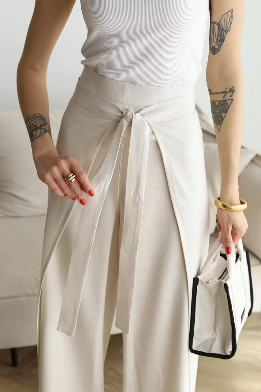Michelle Summer Wrap Trouser