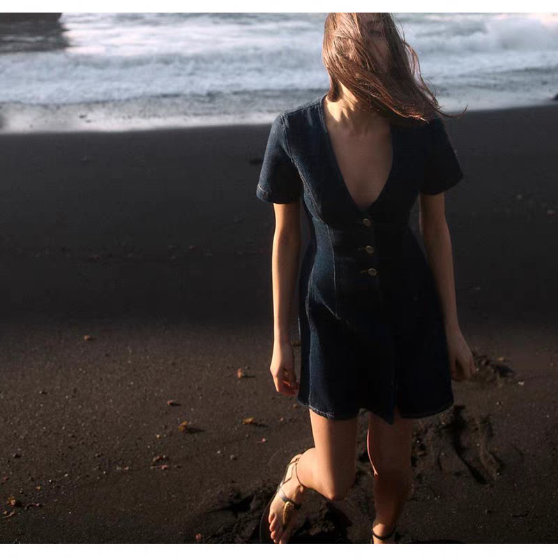 Amanda Summer Denim Dress