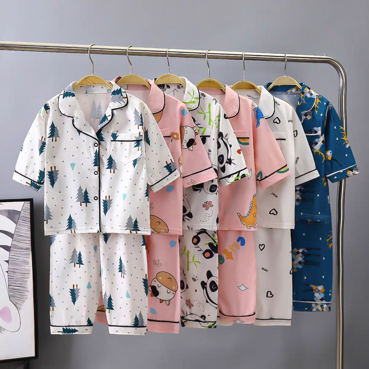 Kids Summer Pajamas Set