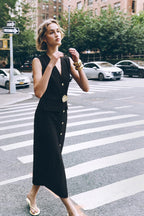 Christina Summer Midi Dress With Belt