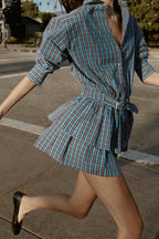 Christina Summer Plaid Dress