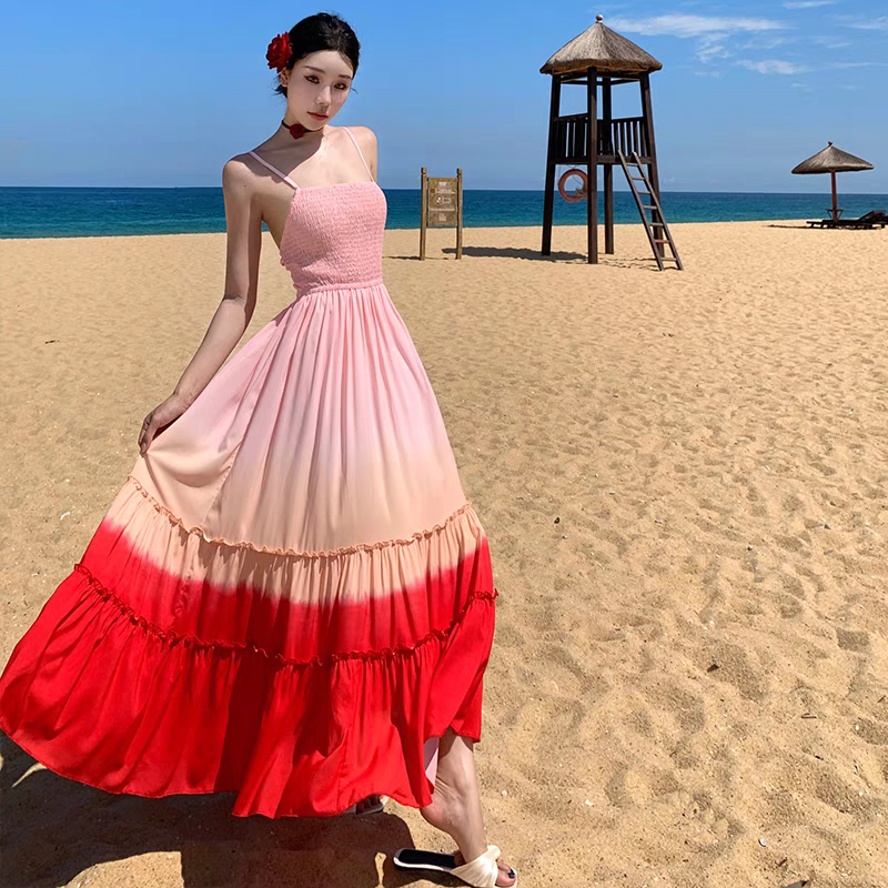 Janhvi Summer Long Vacation Dress