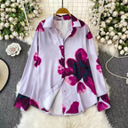 Ashley Summer Printed Tie Dye High Quality Shirt