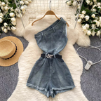 Alison Summer Denim Jumpsuit