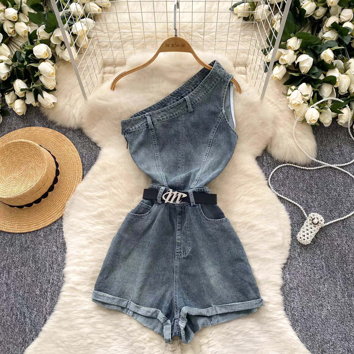 Alison Summer Denim Jumpsuit