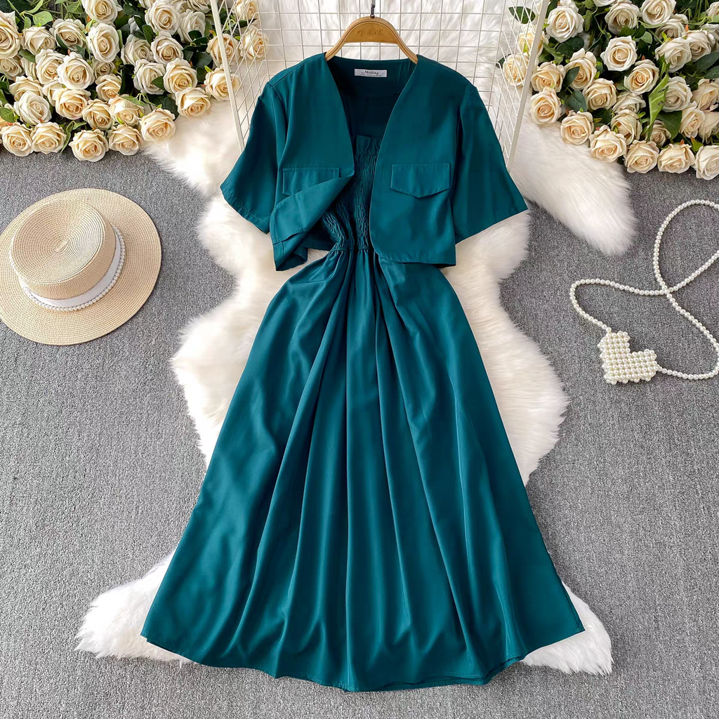 Claire Summer Two Piece Set Dress