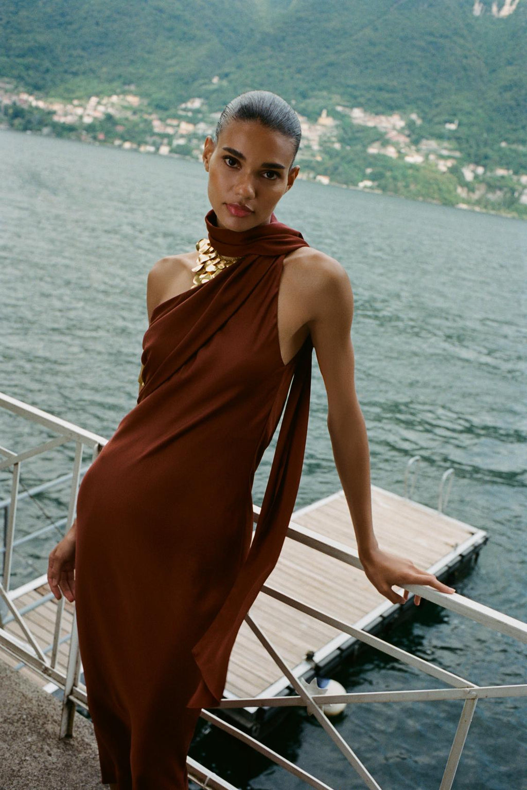 Bianca Scarf Midi Dress