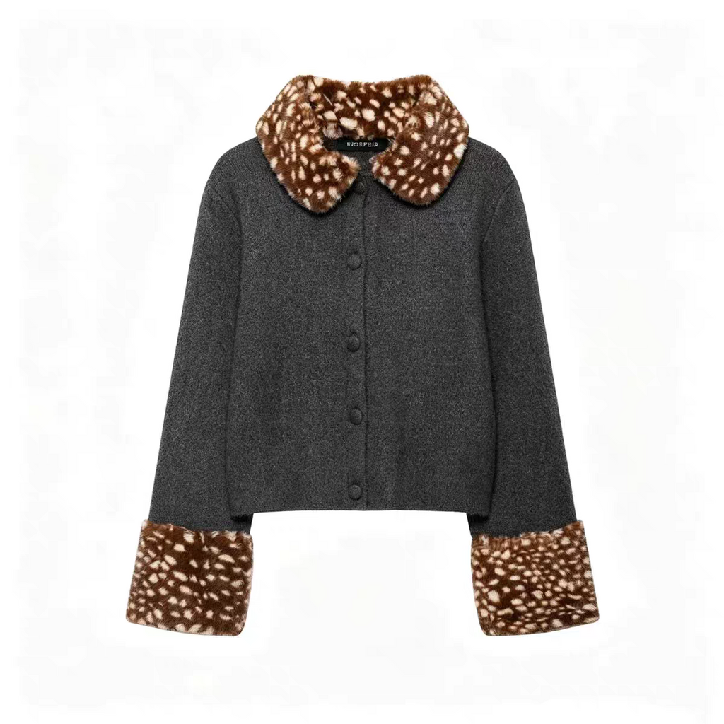 Scarlett Deer Print Jacket