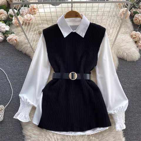 Michelle Winter Top With Belt