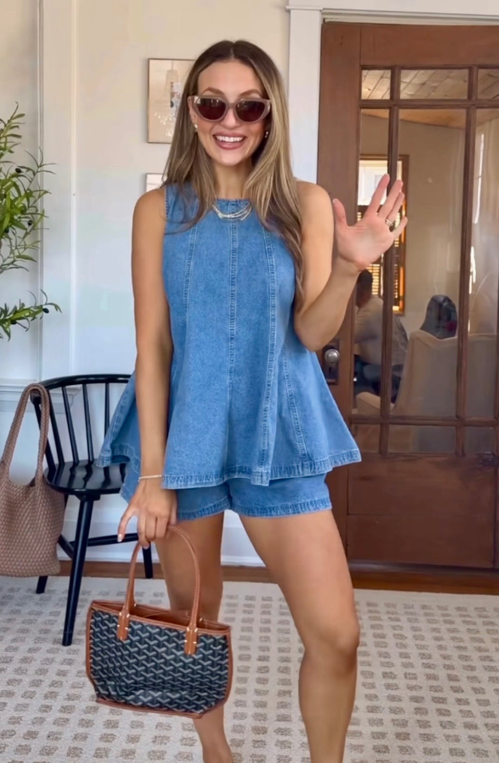 Rebecca Summer Denim Coord Set