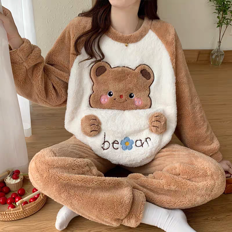 Amanda Winter Fleece Pajamas Set