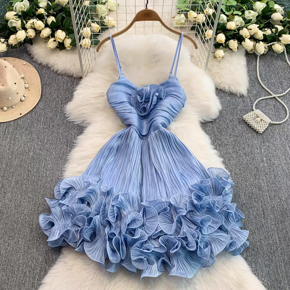 Christina Summer Ruffle Luxury Princess Dress