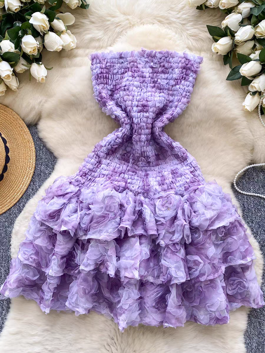 Kathryn Summer Luxury Tube Top Dress