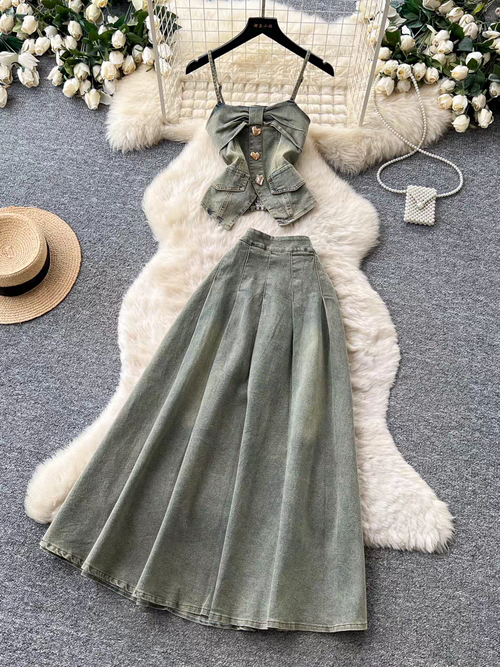 Ginnifer Summer Denim Set