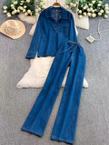 Anna Summer Denim Coord Set