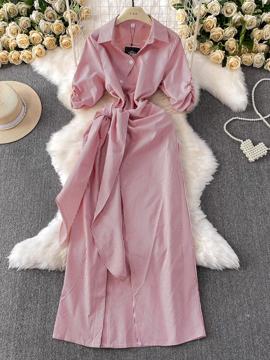 Victoria Summer Long Wrap Dress - 24th Spoke