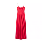 Claire Zara Satin Summer Long Dress