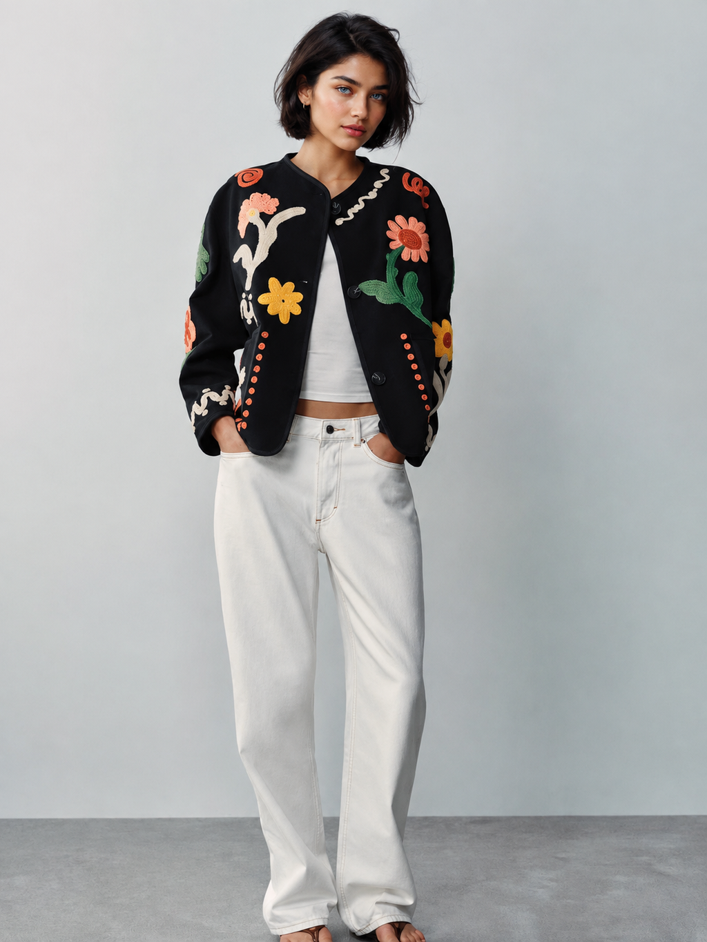 Scarlett Zara Embroidery Jacket