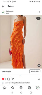 Alicia Summer Party Ruffle Dress - 24th Spoke