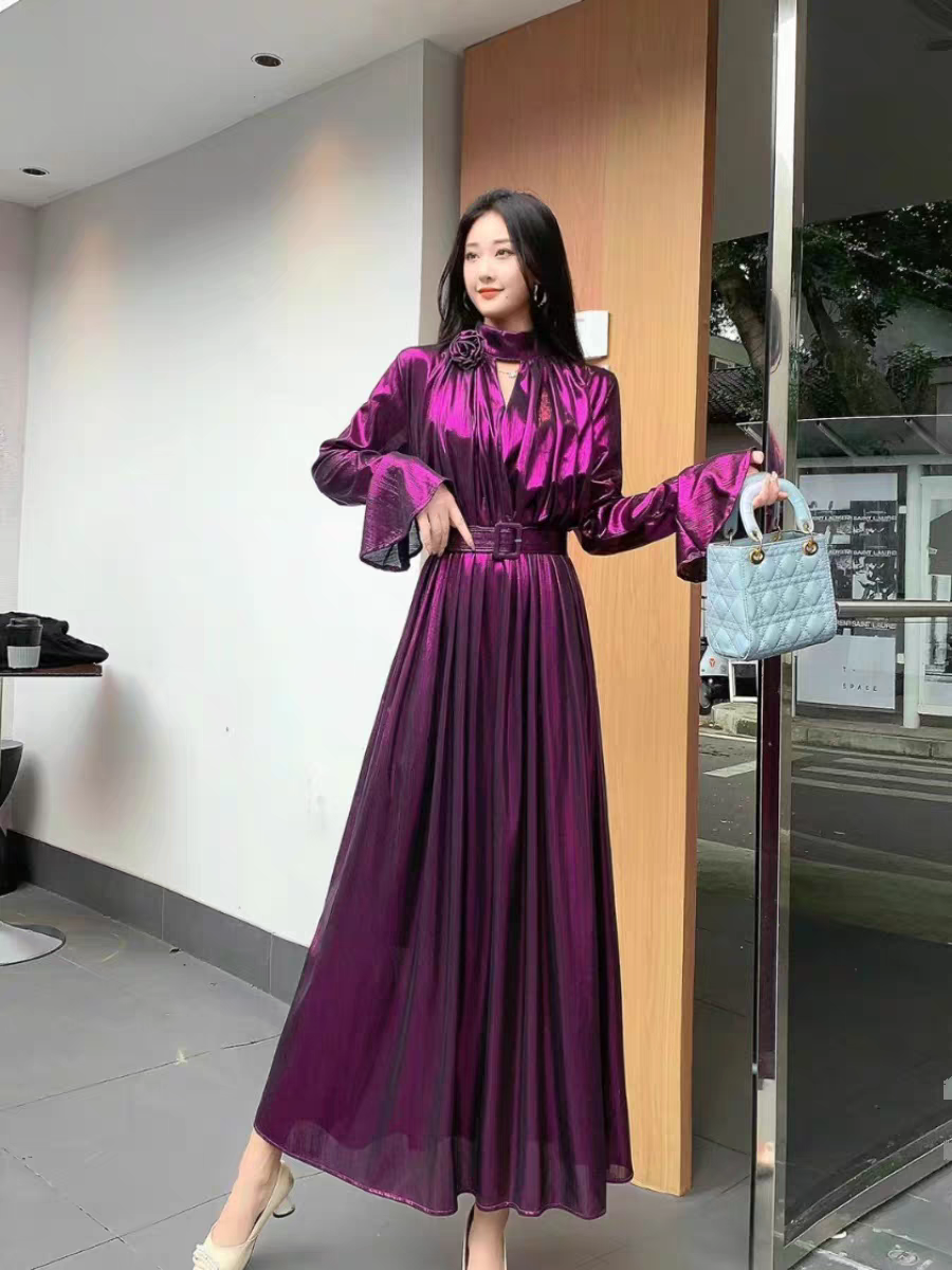 Alison Metallic Dress