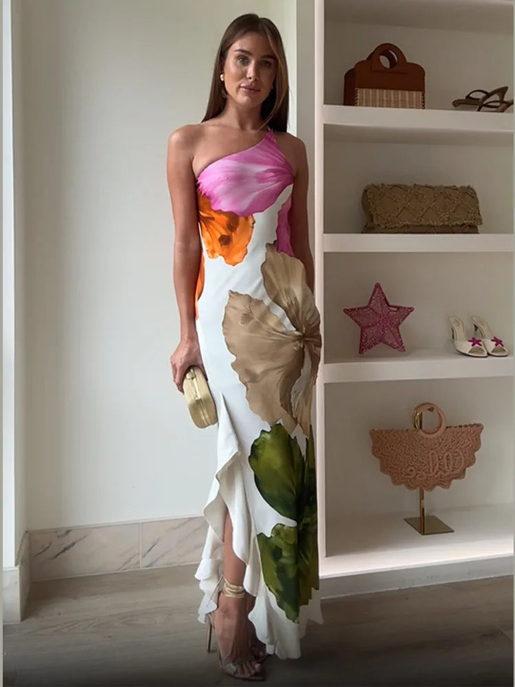 Olivia Summer Slim Fit Printed Dress