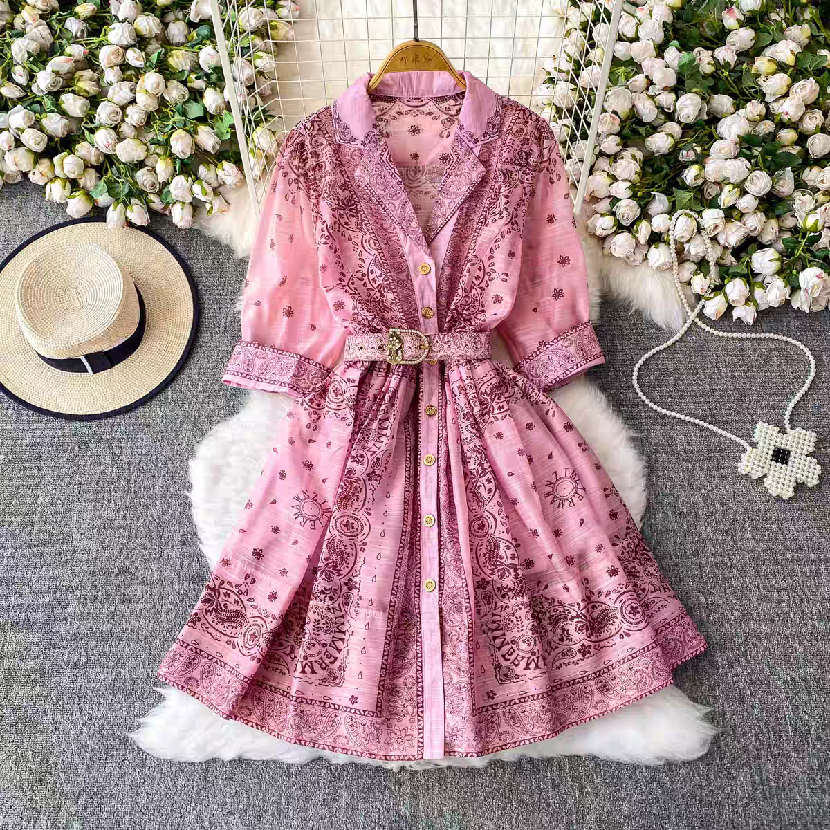 Ashley Summer Luxury Celebrity Mid Length Dress