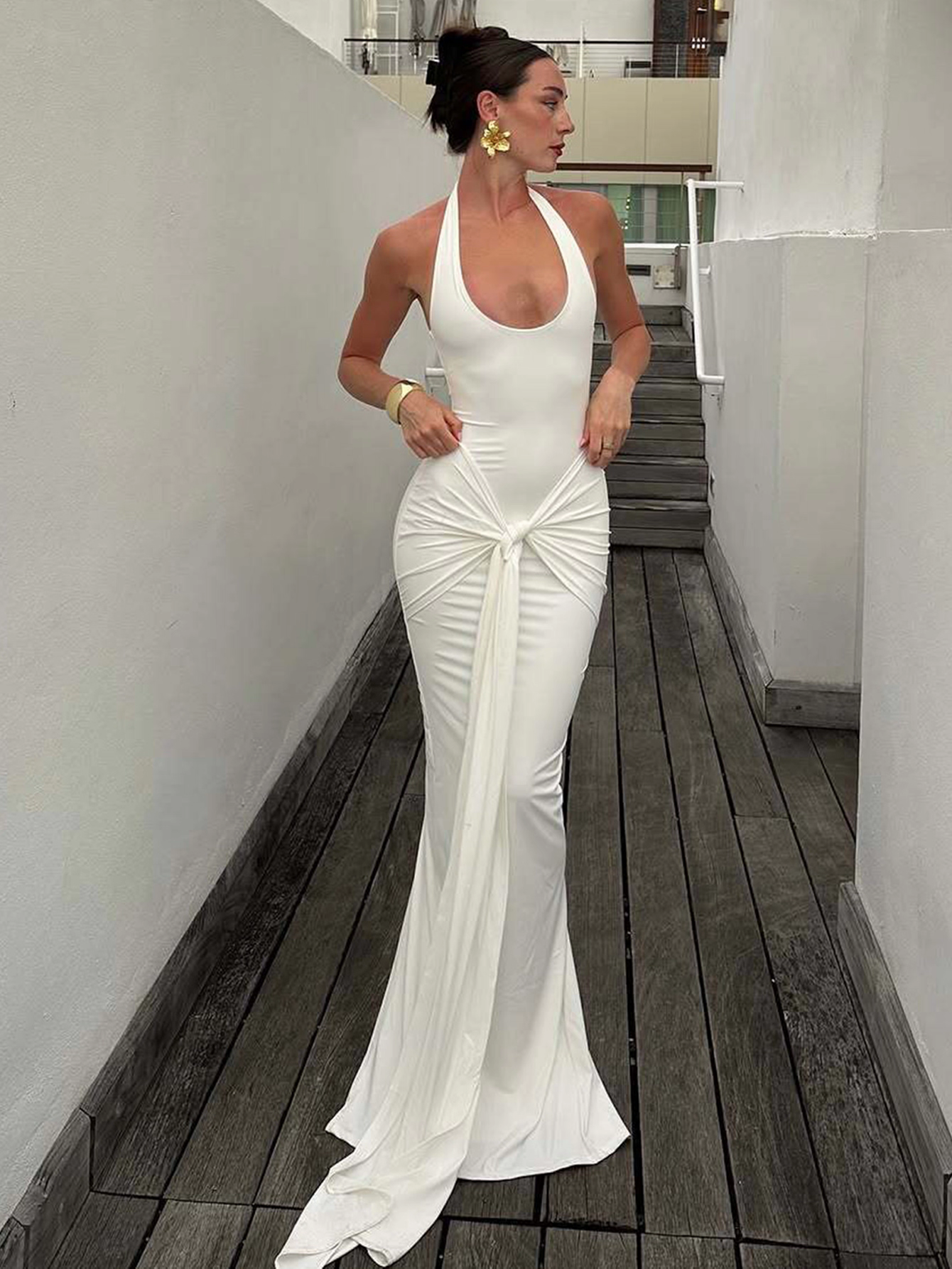 Noomi Summer Beach Vacation Party Dress