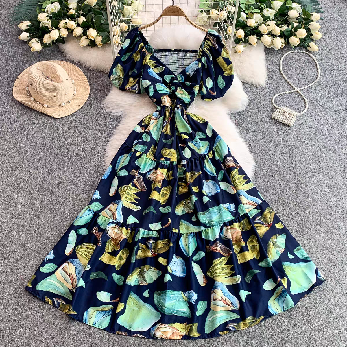 Marie Summer Beach Vacation Dress - 24th Spoke