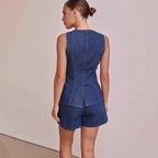 Natalie Summer Denim Coord Set