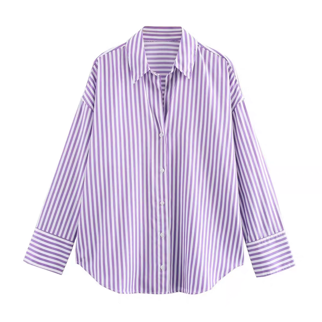 Yami Stripe Loose Shirt